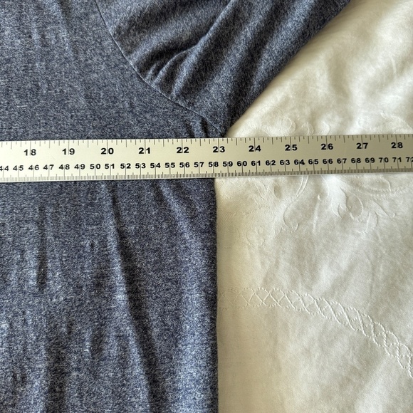 Natural Reflections Women's Steel-Blue Lagenlook Twofer Long‎ Sleeve T-Shirt 1X - Picture 9 of 12